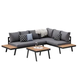 Lounge PHILOMEA anthrazit/schwarz
