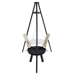 Dreibein 4-in-1 Grill mit Feuerschale