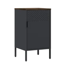 Nachttisch Metall AMET 40 x 76 cm schwarz