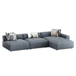 Ecksofa BONNIE rechts anthrazit