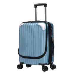 Reisekoffer Hartschalenkoffer mit Laptopfach LIMMA Grösse M blau