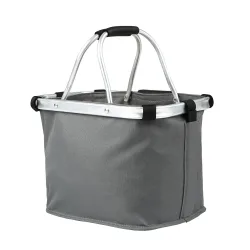 Velokorb vorne faltbar 35 x 21 cm grau