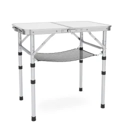 Campingtisch klappbar WILLY 3-fach höhenverstellbar 60 x 40 cm weiss