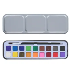 Wasserfarben Malkasten 18 Farben