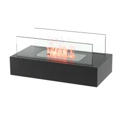 Tischkamin 35 x 18 x 15 cm schwarz