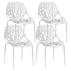 Esszimmerstuhl JANO 4er Set weiss