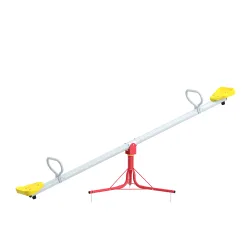 Kinderwippe Stahl 200 cm gelb/rot/silber