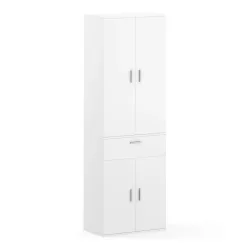 Büroschrank RAKEL 60 x 180 cm weiss