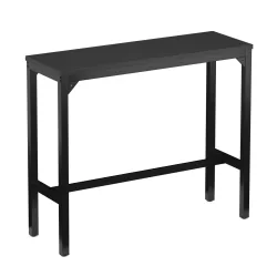 Bartisch PIETRO 120 x 40 x 100 cm schwarz