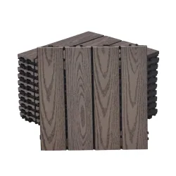 Bodenplatte BENTON 11er Set 30 x 30 cm grau