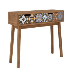 Konsolentisch Holz DYNASTY 90 x 82 cm