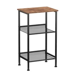 Beistelltisch Vintage BONITA mit 3 Ablagen 38 x 28 x 74 cm