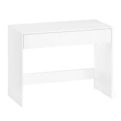 Schreibtisch BALDUR mit Schublade 100 x 50 x 75 cm weiss