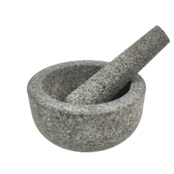 Mörser mit Stössel Marmor 14 x 7 cm