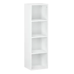 Bücherregal TAINARA 4 Fächer 30 x 106 cm weiss