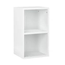 Bücherregal TAINARA 2 Fächer 30 x 54 cm weiss