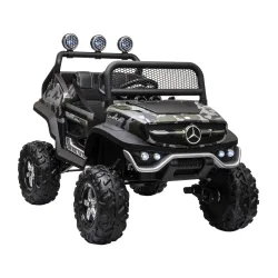 Elektroauto Kinder Mercedes Unimog camouflage