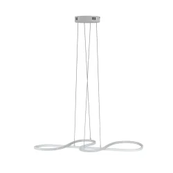 LED Hängelampe SVIT 75 x 32 cm weiss