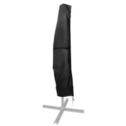 Abdeckplane für Ampelschirm 270 - 350 cm schwarz
