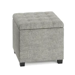 Sitzhocker mit Stauraum LIM grau