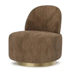 Sessel FIEN braun/gold