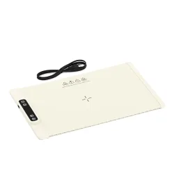 Warmhalteplatte elektrisch rollbar 62 x 38 cm beige