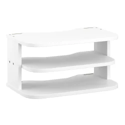 Wandregal für Multimedia 33 x 20 x 17 cm weiss