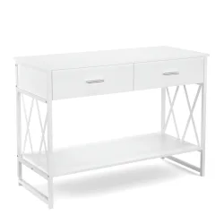 Konsolentisch ASHER 107 x 76 cm weiss