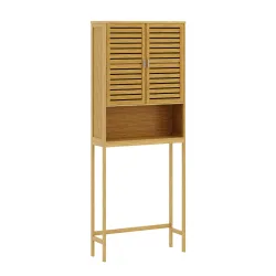 Waschmaschinenschrank  Bambus SUSU 176 x 70 x 23 cm natur