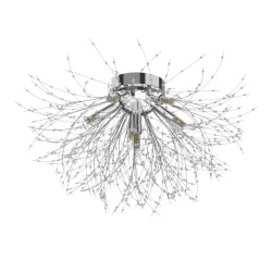 Deckenlampe CELESTIA silber mit Glas