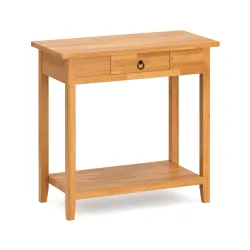 Konsolentisch Holz LUCENT 80 x 76 cm natur