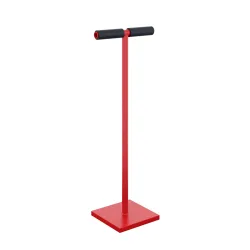 Betonstampfer Eisen 20 x 20 cm rot/schwarz
