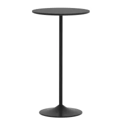Bistrotisch Stehtisch VINCENCO rund 60 x 105 cm schwarz