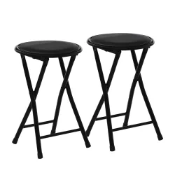 Klapphocker HENRY 2er Set schwarz