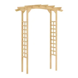 Rosenbogen gerundet Holz 150 x 200 cm