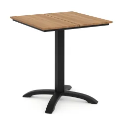 Gartentisch TAPO 67 x 67 cm braun