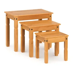 Beistelltisch IKER 3-teilig natur