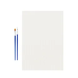 Aquarellpapier A4 40 Blatt mit 2 Pinsel