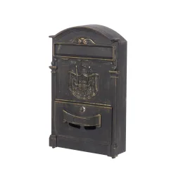Briefkasten 42 x 26 cm bronze
