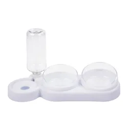 Fressnapf Set mit Wasserflasche 4-teilig weiss