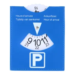 Parkscheibe 12 x 19 cm blau