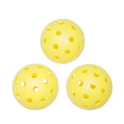Pickleball Ball 3er Set 8 cm gelb