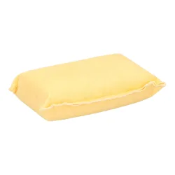Reinigungsschwamm Leder 13 x 9 cm gelb