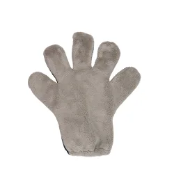 Waschhandschuh Auto 29 x 12 cm grau