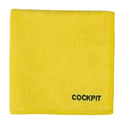 Mikrofasertuch Auto Cockpit 35 x 35 cm gelb