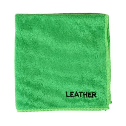 Mikrofasertuch für Lederpflege 35 x 35 cm grün