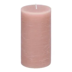 Kerze 7 x 13 cm rosa