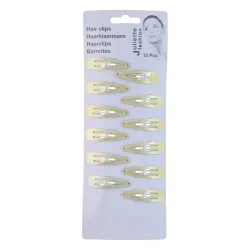 Haarspangen Metall 5 cm 12er Set