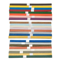 Bastelpapier Streifen Set 26 cm 40-teilig bunt