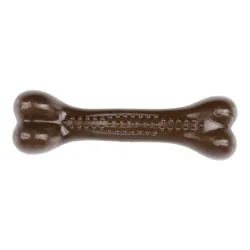 Hundespielzeug Knochen 14 cm braun